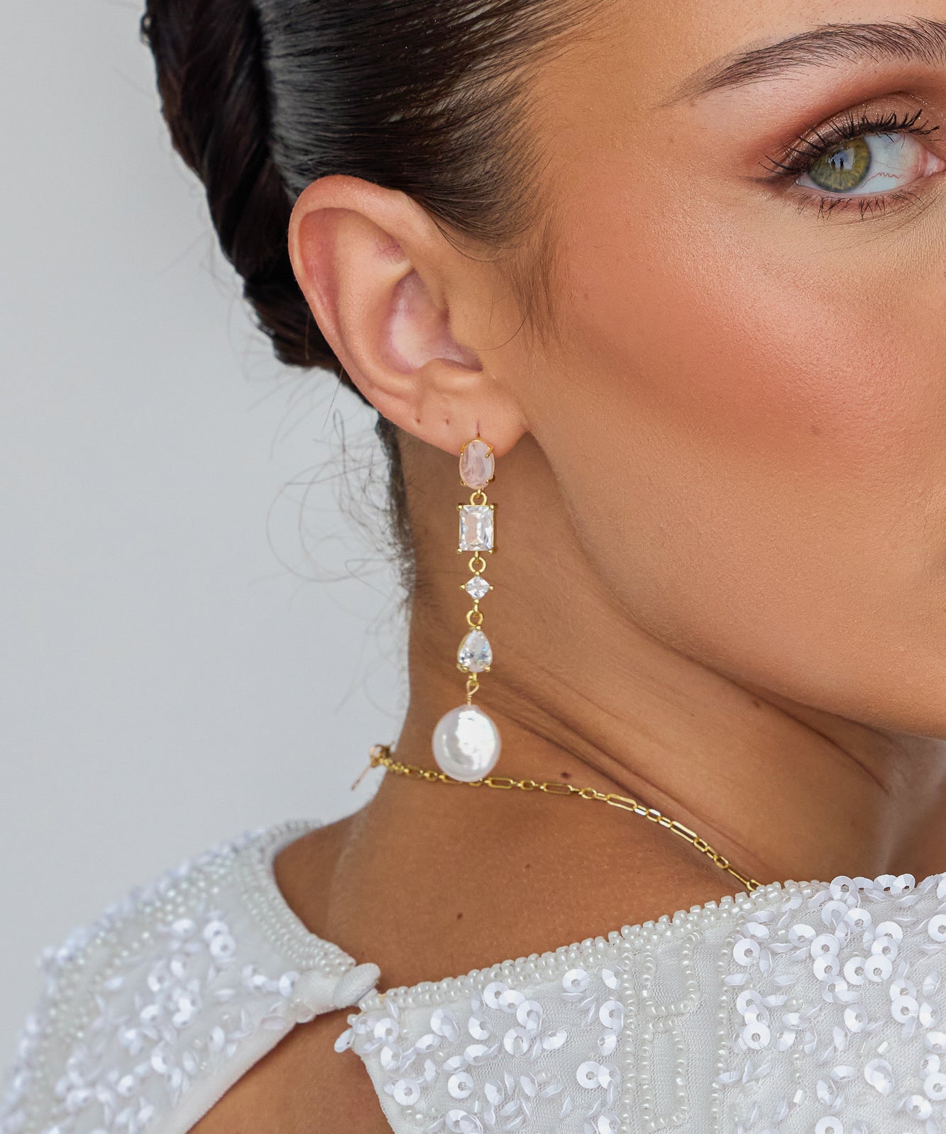 Isabelle Pearl Drop Earrings - Wander + Lust Jewelry