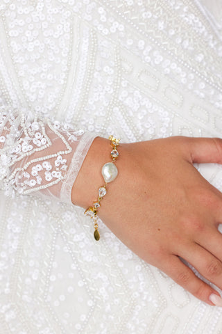 Isabelle Pearl Bridal Bracelet