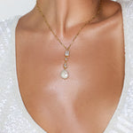 Isabelle Pearl Drop Necklace - Wander + Lust Jewelry