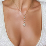 Isabelle Pearl Drop Necklace - Wander + Lust Jewelry