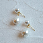 Evelyn Teardrop Pearl Earrings - Wander + Lust Jewelry
