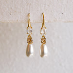 Laurel Teardrop Pearl Earrings - Wander + Lust Jewelry