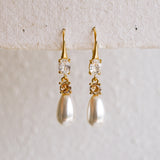 Laurel Teardrop Pearl Earrings - Wander + Lust Jewelry