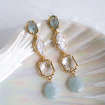 Ever After Blue Drop Bridal Earrings - Wander + Lust Jewelry