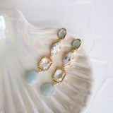 Ever After Blue Drop Bridal Earrings - Wander + Lust Jewelry