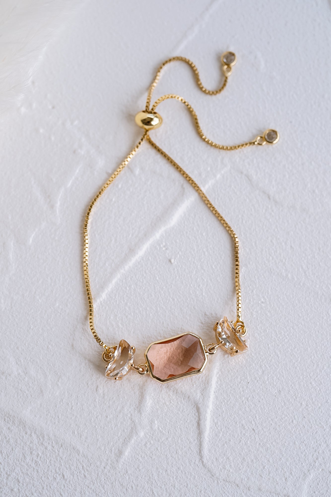 Primrose Peach Bracelet - Wander + Lust Jewelry