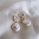 Sofia Pearl Drop Earrings - Wander + Lust Jewelry