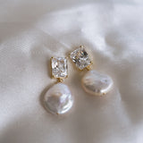 Sofia Pearl Drop Earrings - Wander + Lust Jewelry