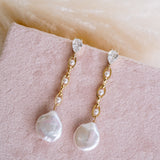 Hannah Pearl Drop Earrings - Wander + Lust Jewelry