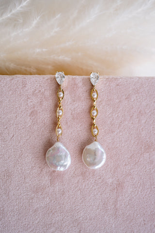Hannah Pearl Drop Earrings