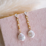 Hannah Pearl Drop Earrings - Wander + Lust Jewelry