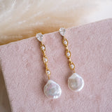 Hannah Pearl Drop Earrings - Wander + Lust Jewelry