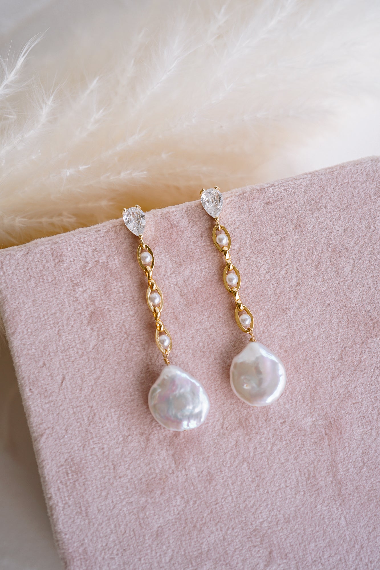 Hannah Pearl Drop Earrings - Wander + Lust Jewelry