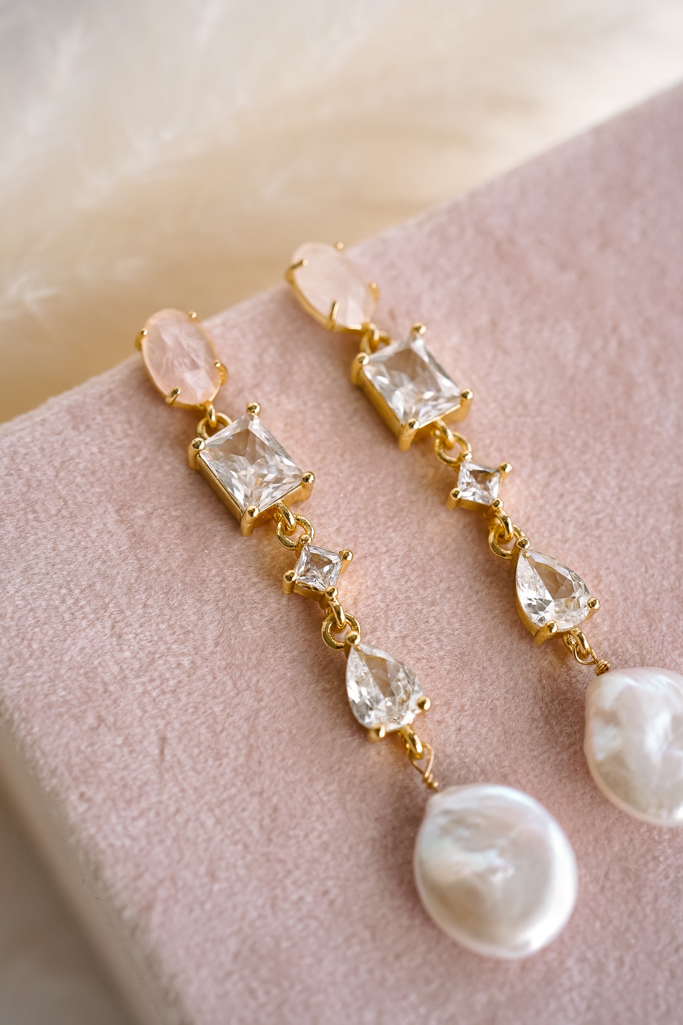Isabelle Pearl Drop Earrings - Wander + Lust Jewelry