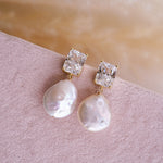 Sofia Pearl Drop Earrings - Wander + Lust Jewelry