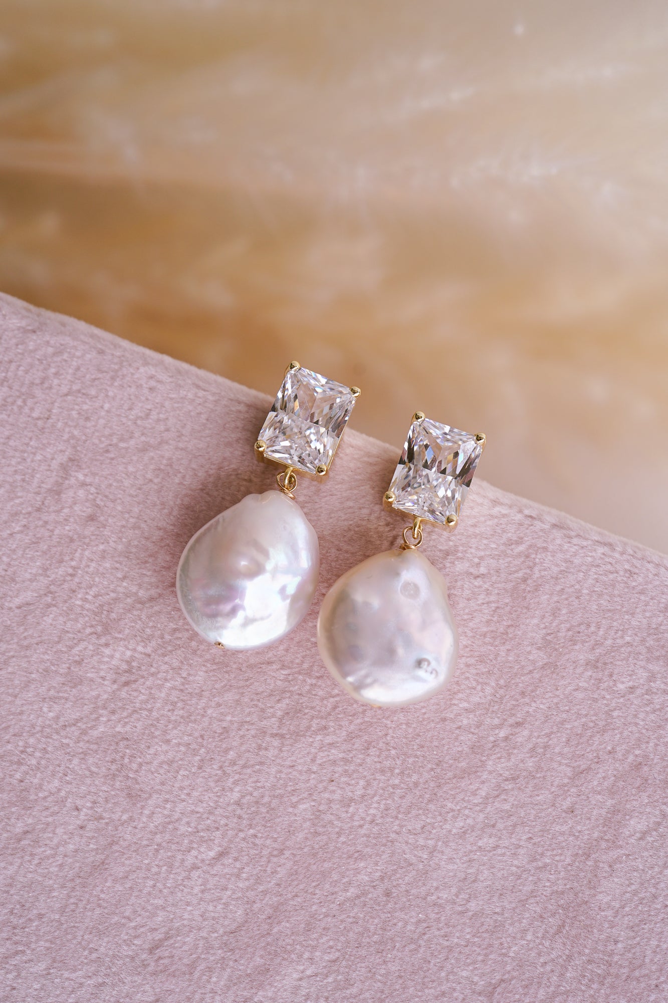 Sofia Pearl Drop Earrings - Wander + Lust Jewelry