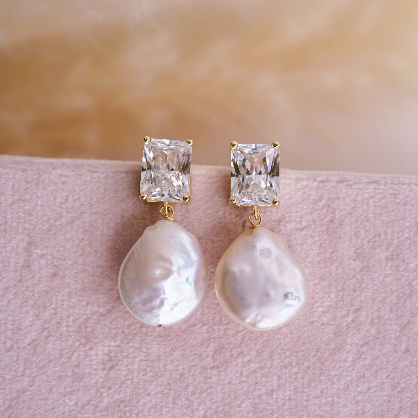 Sofia Pearl Drop Earrings - Wander + Lust Jewelry