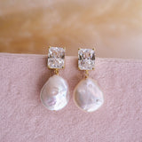 Sofia Pearl Drop Earrings - Wander + Lust Jewelry