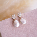 Sofia Pearl Drop Earrings - Wander + Lust Jewelry