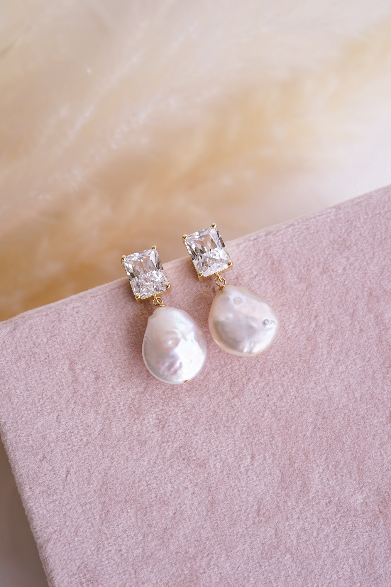Sofia Pearl Drop Earrings - Wander + Lust Jewelry