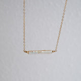 Vivienne Stick Pearl Necklace - Wander + Lust Jewelry