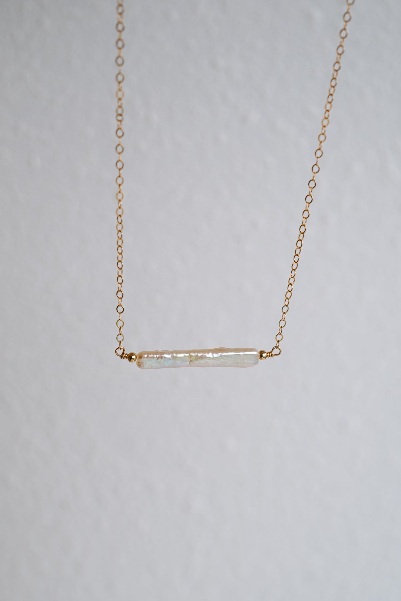 Vivienne Stick Pearl Necklace - Wander + Lust Jewelry
