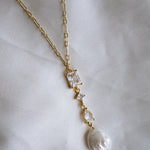 Isabelle Pearl Drop Necklace - Wander + Lust Jewelry