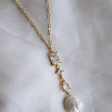 Isabelle Pearl Drop Necklace - Wander + Lust Jewelry