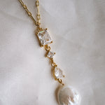 Isabelle Pearl Drop Necklace - Wander + Lust Jewelry