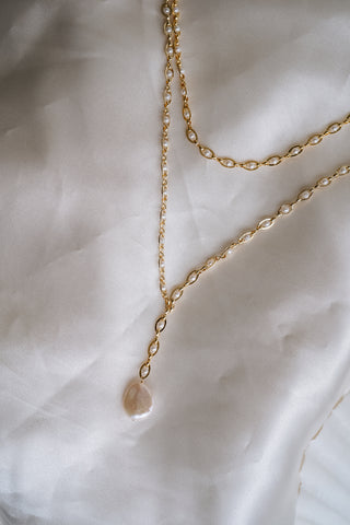 Hannah Pearl Layered Necklace