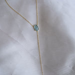 Something Blue Lariat Necklace - Wander + Lust Jewelry