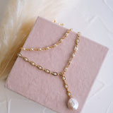 Hannah Pearl Layered Necklace - Wander + Lust Jewelry