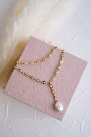 Hannah Pearl Layered Necklace