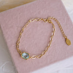 Liliana Blue Bridal Bracelet - Wander + Lust Jewelry