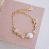 Isabelle Pearl Bridal Bracelet - Wander + Lust Jewelry