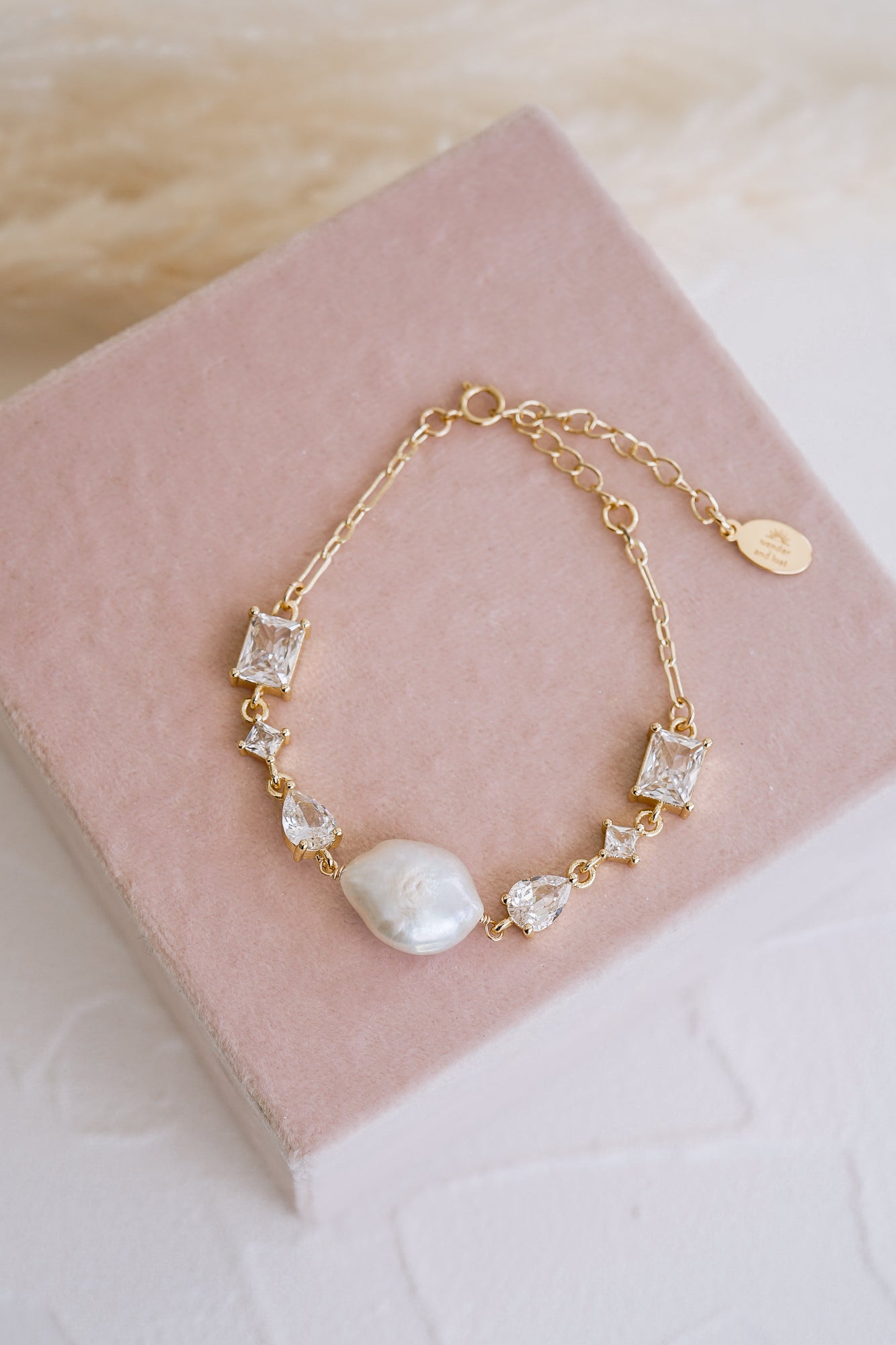 Isabelle Pearl Bridal Bracelet - Wander + Lust Jewelry