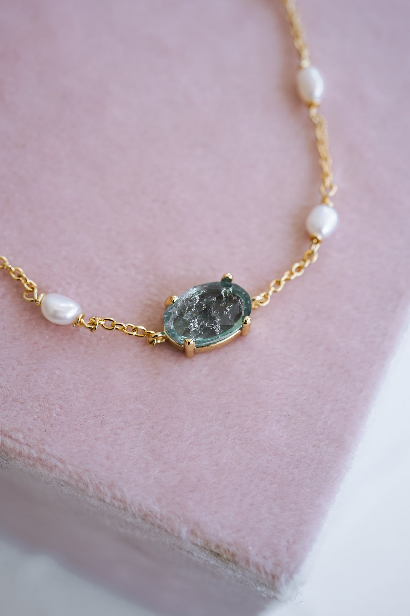 Something Blue Pearl Bracelet - Wander + Lust Jewelry