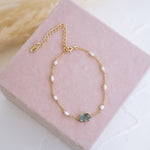 Something Blue Pearl Bracelet - Wander + Lust Jewelry