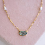 Something Blue Pearl Necklace - Wander + Lust Jewelry