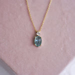 Ever After Blue Bridal Necklace - Wander + Lust Jewelry