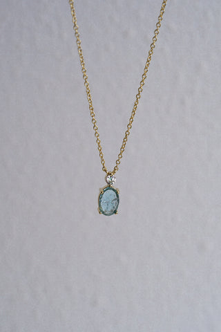 Ever After Blue Bridal Necklace