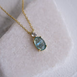 Ever After Blue Bridal Necklace - Wander + Lust Jewelry