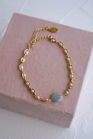 Ever After Blue Pearl Bracelet