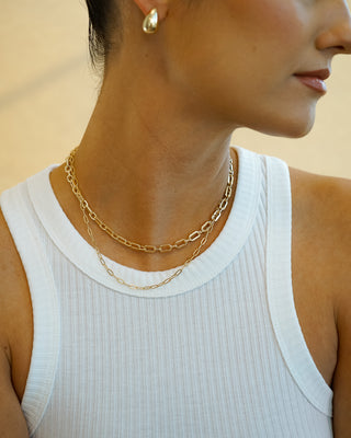 Serena Paperclip Chain Necklace