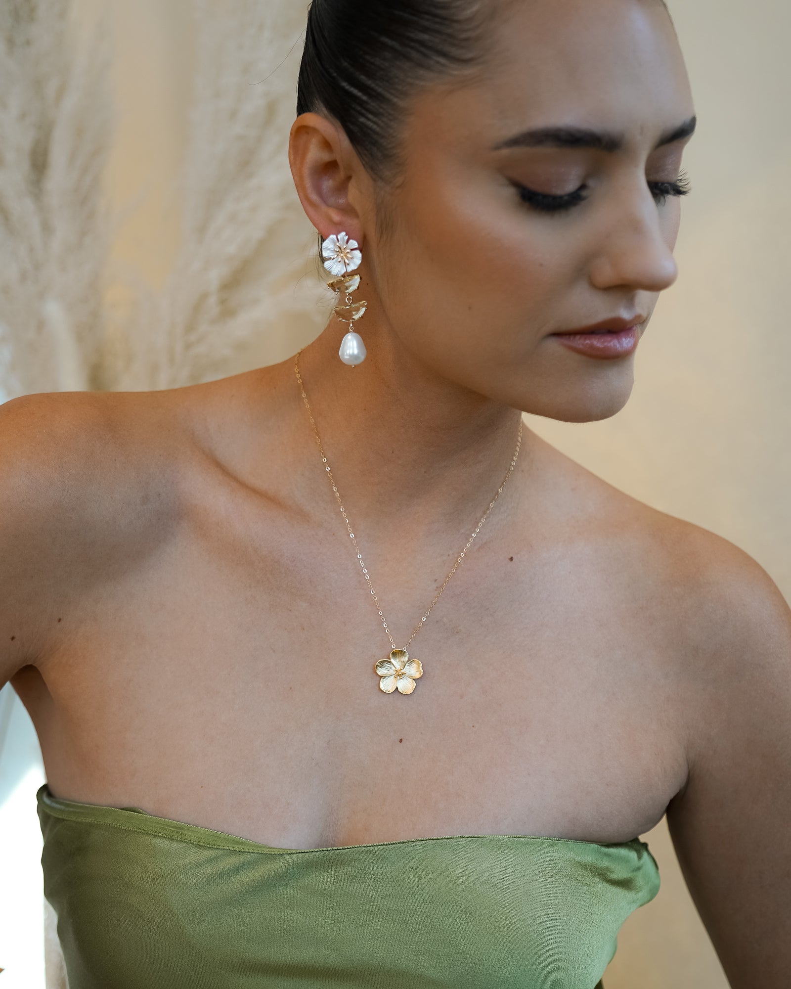 Bloom Gold Necklace - Wander + Lust Jewelry
