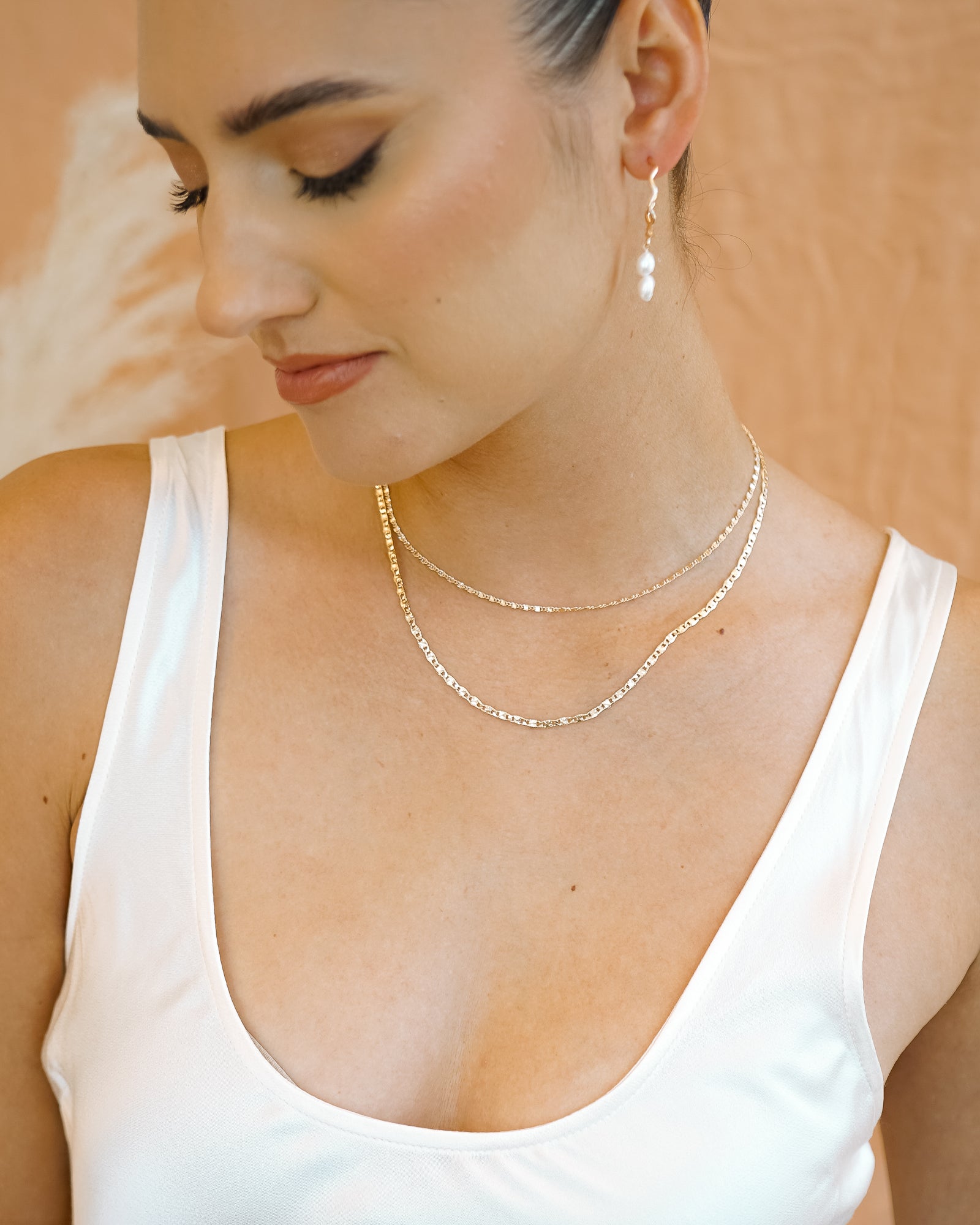 Ariana Gold Layered Necklace - Wander + Lust Jewelry