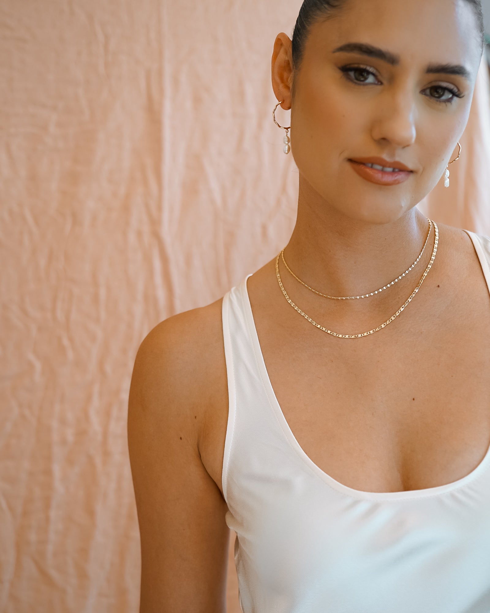 Ariana Gold Layered Necklace - Wander + Lust Jewelry