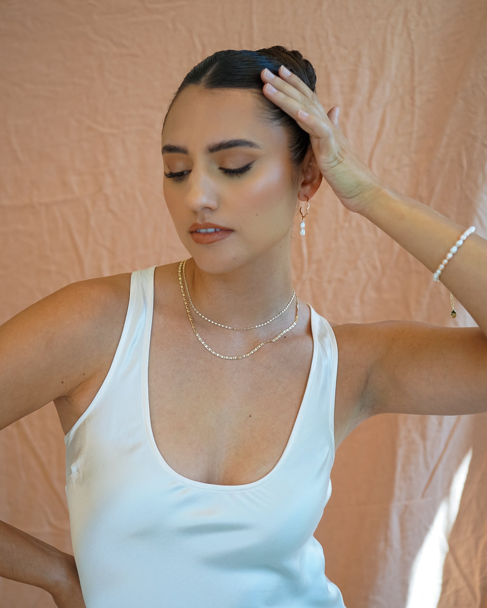 Ariana Gold Layered Necklace - Wander + Lust Jewelry