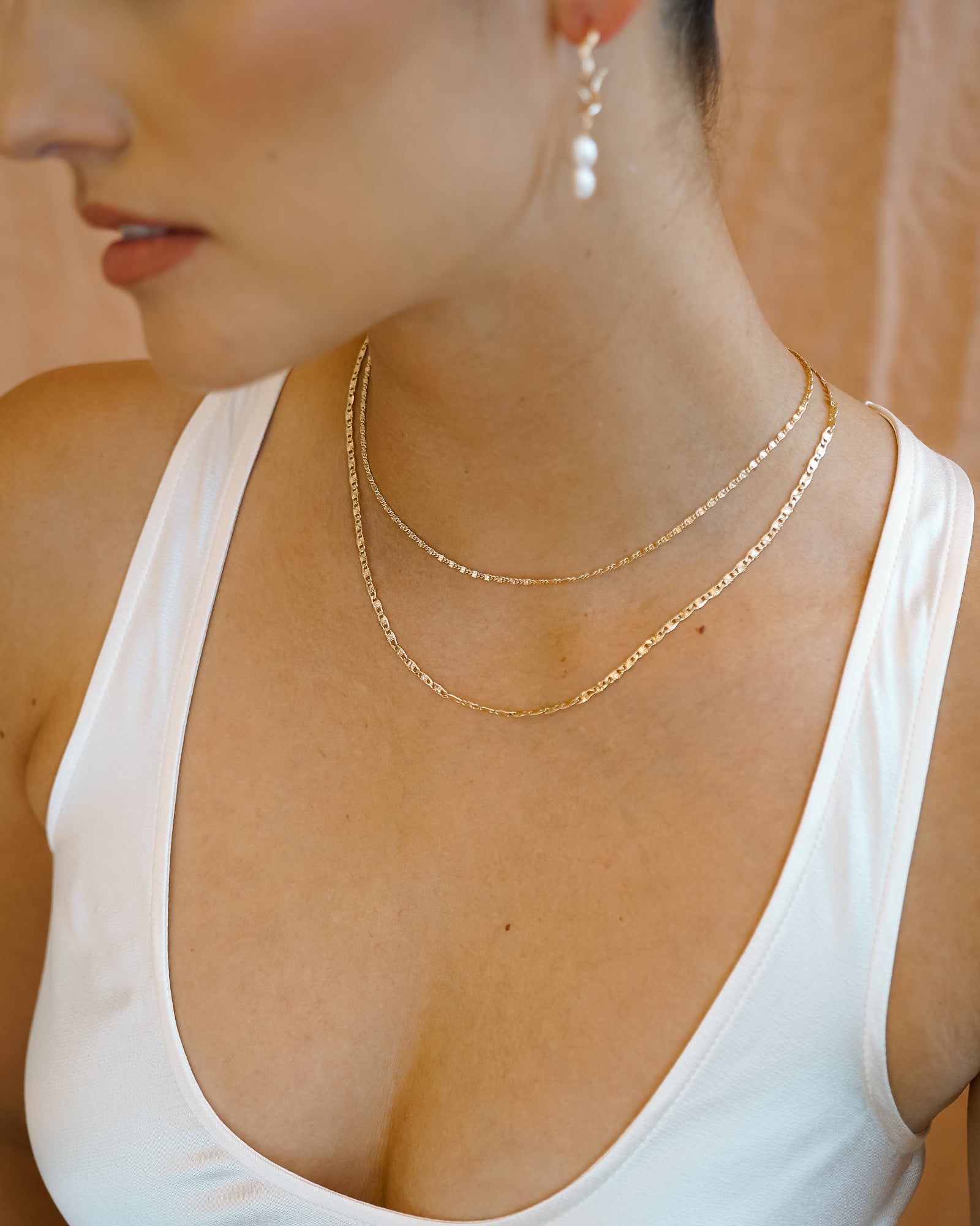 Ariana Gold Layered Necklace - Wander + Lust Jewelry