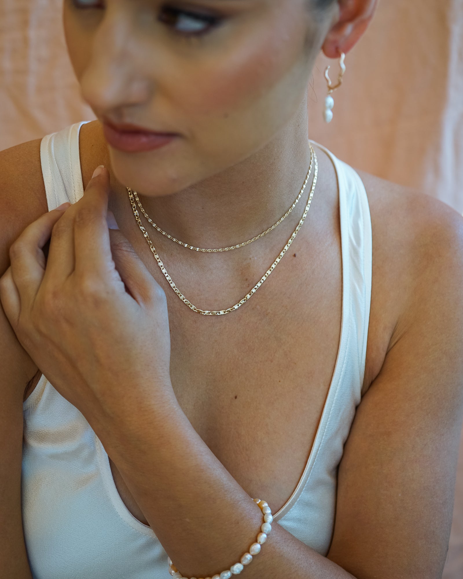 Ariana Gold Layered Necklace - Wander + Lust Jewelry